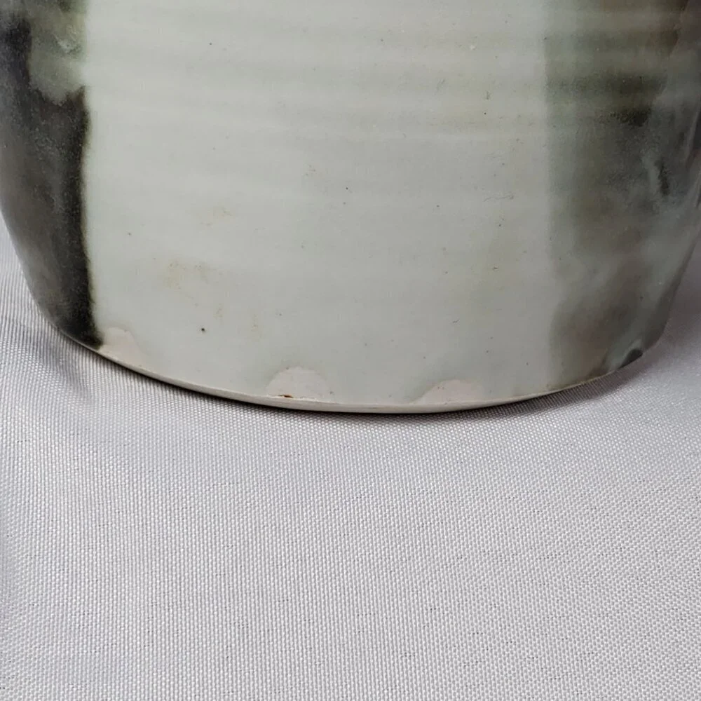 Vintage Handcrafted Bud Vase With Abstract Design Studio Art Artisan Made 5.25